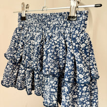 Load image into Gallery viewer, Zara Blue Floral Tierred Skirt - 4-5 years
