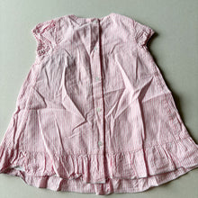 Load image into Gallery viewer, The Little White Company Pink Stripe Dress - 6-9 months
