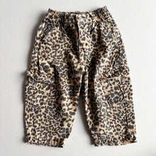 Load image into Gallery viewer, Zara Leopard Print Barrel Leg Trousers - 18-24 months
