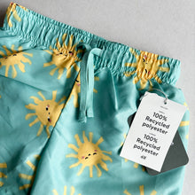 Load image into Gallery viewer, H&amp;M Green Sun Swim Shorts - BNWT - 4-5 years
