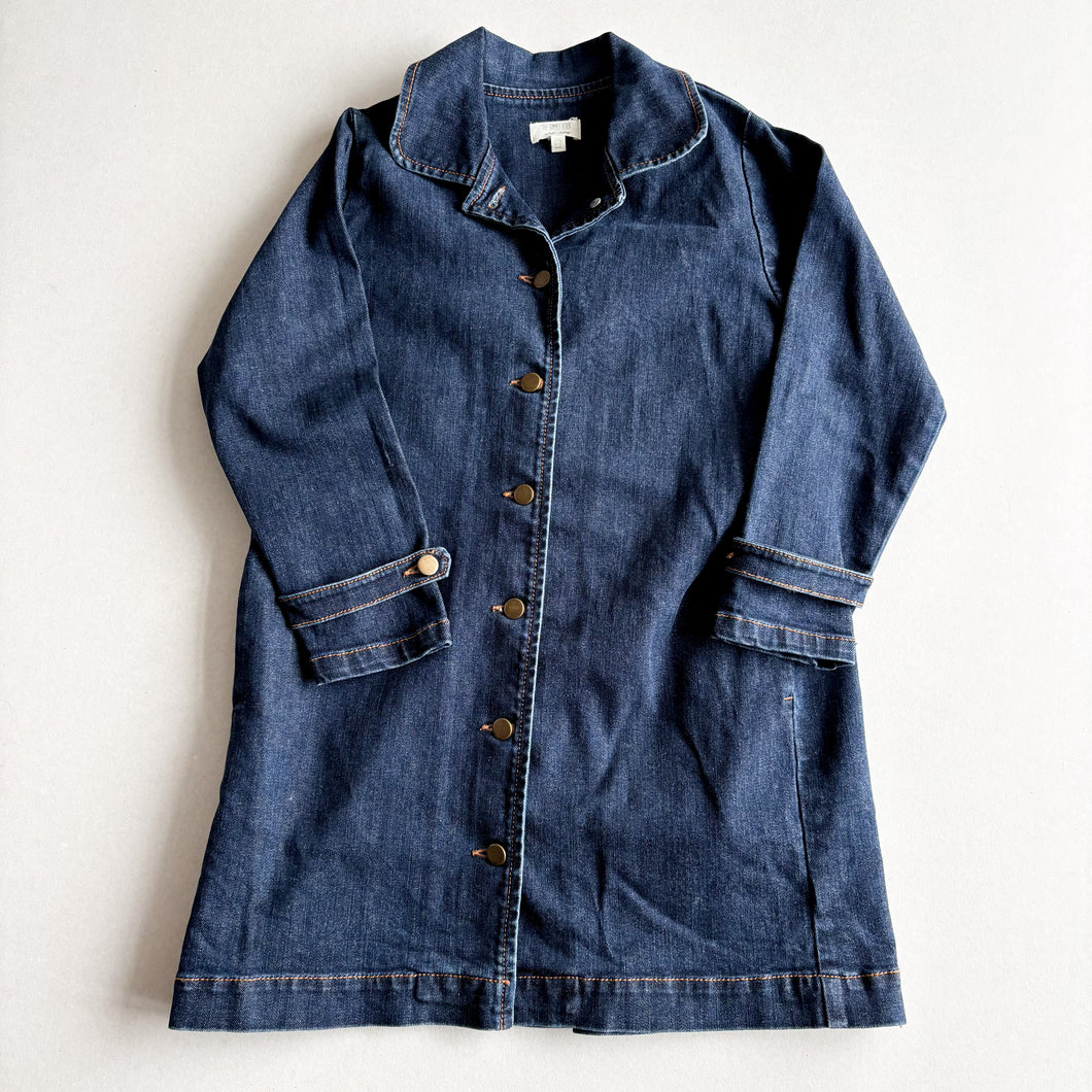 The Simple Folk Denim Button up Dress - 6-7 years
