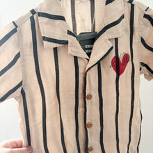 Load image into Gallery viewer, Jelly Mallow Stripe Linen Shirt - 4-5 years
