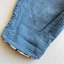 Load image into Gallery viewer, Bobbi (Handmade) Blue Cord Lined Trousers - 12-18 months
