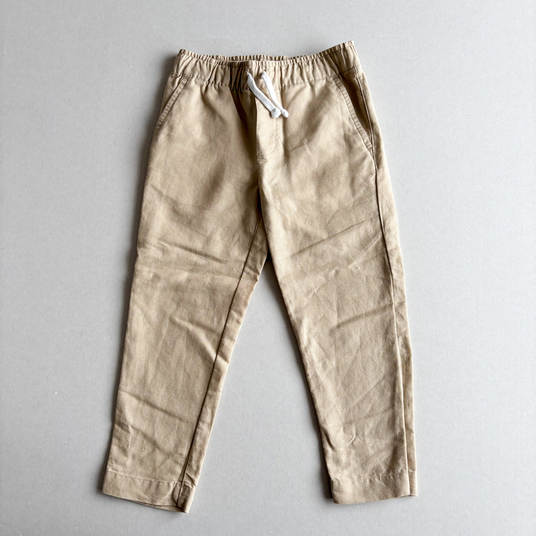 Janie and Jack Linen Trousers - 4 years