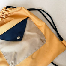 Load image into Gallery viewer, Oii Mustard Drawstring Bag
