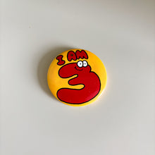 Load image into Gallery viewer, Vintage 3rd Birthday Badges
