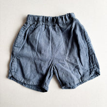 Load image into Gallery viewer, Zara Blue Linen Mix Shorts - 4 years
