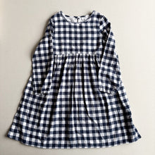 Load image into Gallery viewer, The Little White Company Gingham Dress  - 5-6 Years
