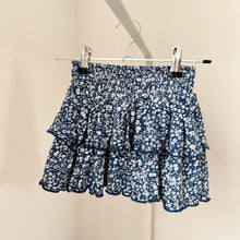 Load image into Gallery viewer, Zara Blue Floral Tierred Skirt - 4-5 years
