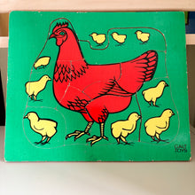 Load image into Gallery viewer, Vintage 80’s Galt Toys Chicken Puzzle
