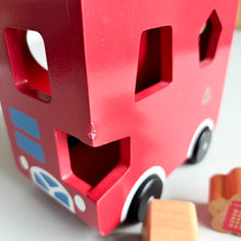 Load image into Gallery viewer, Early Learning Centre Wooden Shape Sorter Bus

