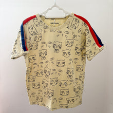 Load image into Gallery viewer, Mini Rodini Yellow Cat T-Shirt - 7-8 years
