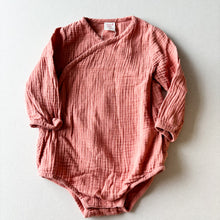 Load image into Gallery viewer, Seed Heritage Pink Wrap Bodysuit - 6-12 months
