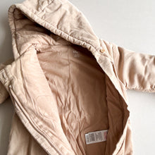 Load image into Gallery viewer, M&amp;S Beige Needlecord Pramsuit - 3-6 months
