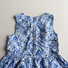 Load image into Gallery viewer, Cath Kids Blue Floral Strapless Dress - 2-3 years
