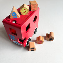 Load image into Gallery viewer, Early Learning Centre Wooden Shape Sorter Bus
