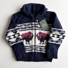 Load image into Gallery viewer, Gap Buffalo Knitted Cardigan Zip Up -
