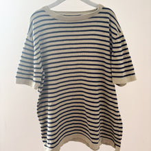 Load image into Gallery viewer, Zara Fineknit Stripe T-Shirt - 6-7 years
