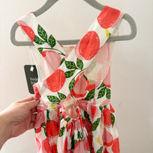 Load image into Gallery viewer, Mini Boden Cross Back Fruit Dress - 3-4 years
