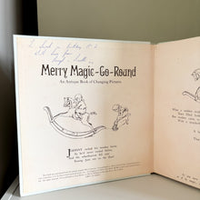 Load image into Gallery viewer, Vintage Merry Magic-Go-Round Picture Wheel Board Book (1982)
