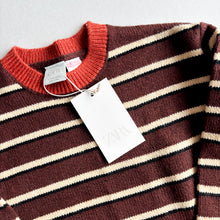 Load image into Gallery viewer, Zara Brown Stripe Jumper - 5 years - BNWT
