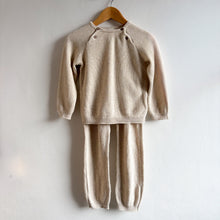 Load image into Gallery viewer, H&amp;M Cream Cotton Knit Jumper &amp; Trousers Set - 2-3 years
