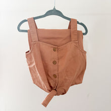 Load image into Gallery viewer, H&amp;M Brown Button Down Top &amp; Shorts Set - 2-3 years
