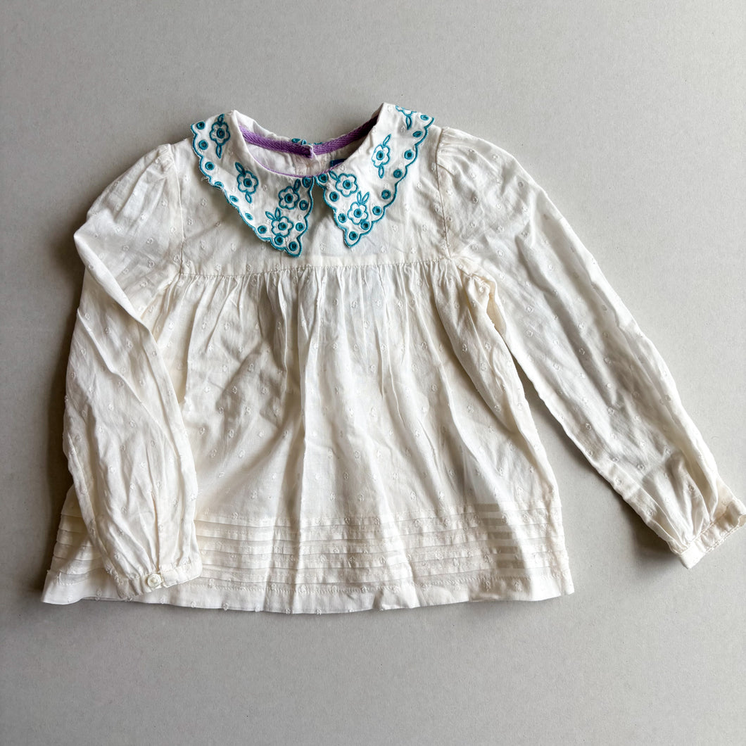 Little Bird Broderie Anglaise Blouse - 12-18 months