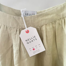 Load image into Gallery viewer, Nellie Quats Green Linen Oversized Dress - 6 years - BNWT
