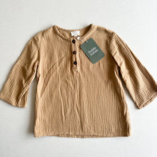 Load image into Gallery viewer, The Simple Folk Beige Long Sleeve Cotton Top - 3-4 years
