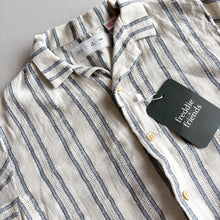 Load image into Gallery viewer, Zara White &amp; Blue Stripe Set - 4 years
