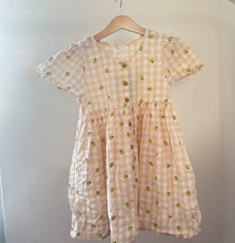 Load image into Gallery viewer, Next Pink Gingham Fruit Dress - 5-6 years
