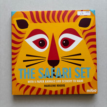 Load image into Gallery viewer, Safari Set Book With Paper Animals Hardback Book
