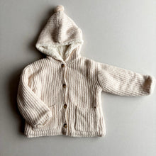 Load image into Gallery viewer, Zara Cream Fluffy Jacket - 12-18 Months
