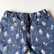 Load image into Gallery viewer, Frugi Navy Boat Shorts - 6-7 years
