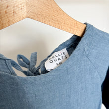 Load image into Gallery viewer, Nellie Quats Blue Linen Dress - 5-6 years

