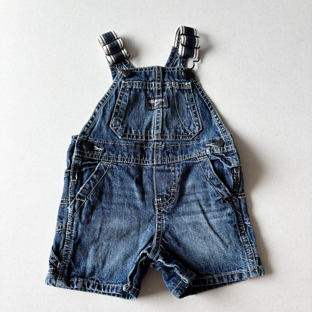 Oshkosh Denim Shortalls - 9 months