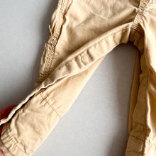 Load image into Gallery viewer, Oshkosh Beige Dungarees - 12 months
