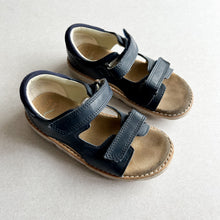 Load image into Gallery viewer, Clarks Navy Sandals - UK9.5G
