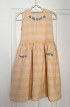 Load image into Gallery viewer, Vintage Yellow Gingham Dress - 4-5 years
