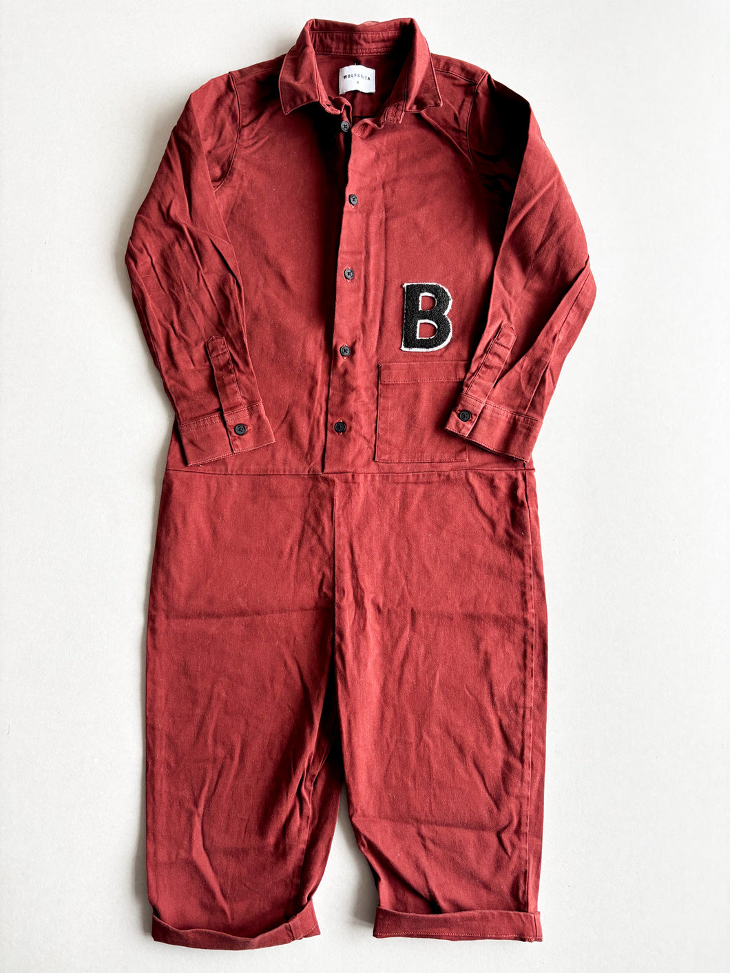 Wolf & Rita Burgundy B Jumpsuit - 6 years
