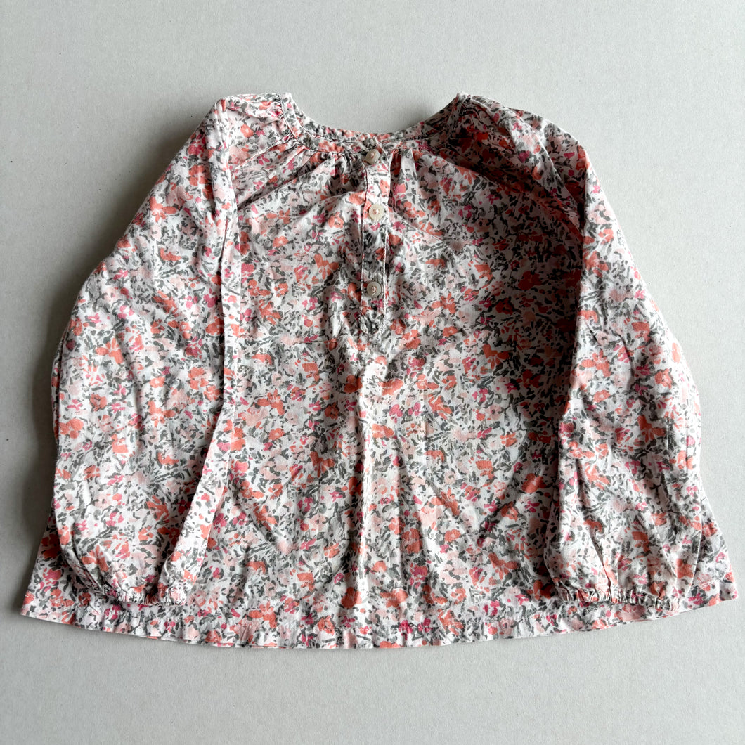 Bout’Chou Floral Blouse - 18 months