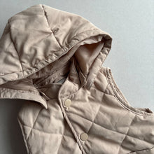 Load image into Gallery viewer, H&amp;M Cream Puffa Gilet - 9-12 Months
