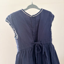 Load image into Gallery viewer, Jojo Maman Bebe Blue Dress - 4-5 years
