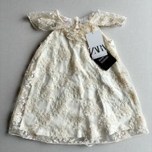 Load image into Gallery viewer, Zara Cream Embroidered Dress - 2 years
