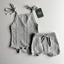 Load image into Gallery viewer, Grey Romper with Shorts - 12-18 months
