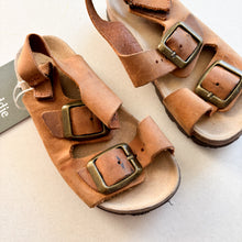 Load image into Gallery viewer, Zara Brown Leather Sandals - UK7
