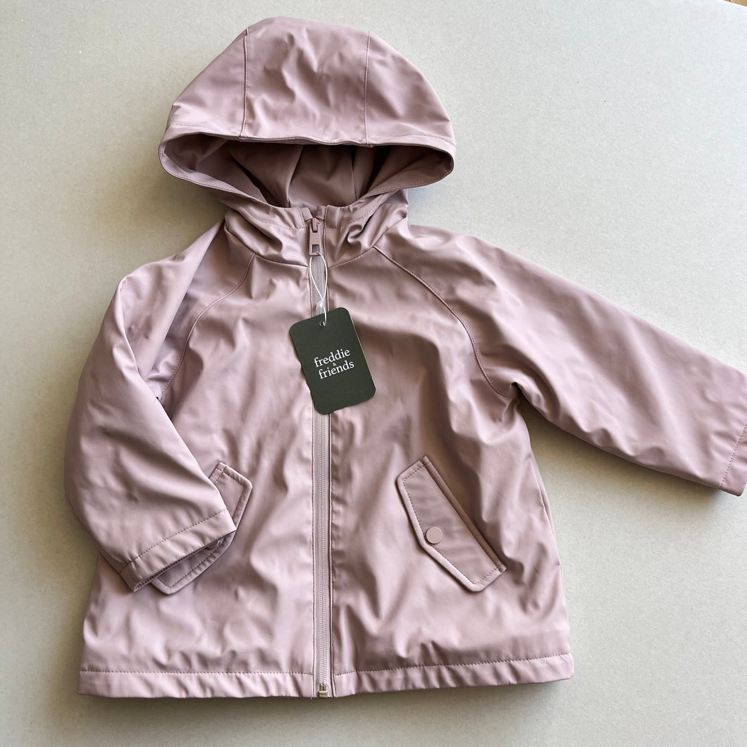 Zara Lilac Fleece Lined Coat - 18-24 months