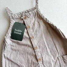 Load image into Gallery viewer, George Beige Strappy Romper - 12-18 months
