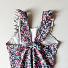 Load image into Gallery viewer, Olivier London Floral Frilly Swimming Costume - 7-8 years
